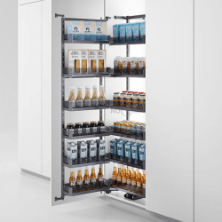 Akitchen king patna glass pantry unit